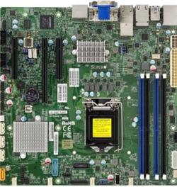 SUPERMICRO MB 1xLGA1151 (i7 do 1U), iC236,DDR4,4xSATA3,PCIe 3.0 (1 x16, 2 x4),HDMI,DP,DVI,Audio,12v DC, IPMI