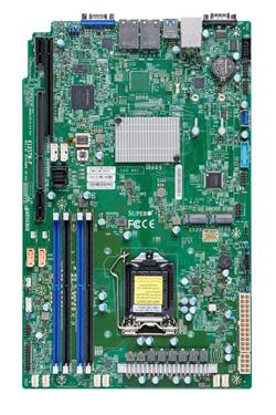 SUPERMICRO MB LGA1200 (Xeon E3-2300), C256, 4xDDR4, 8xSATA3, 2xM.2, PCIe4.0 x16, PCIe3 x4), VGA, 2x 1Gb, IPMI