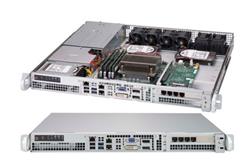 SUPERMICRO mini1U chassis 2x internal Drive Bays 2,5", 2x400W (Platinum) Front