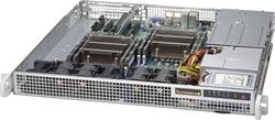SUPERMICRO mini1U chassis 2x internal Drive Bays 2,5", 2x400W (Platinum) (WIO)