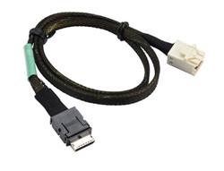 SUPERMICRO OCuLink source to MiniSAS HD target V.91,INT,PCIe NVMe SSD, 57CM,34AWG