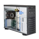 SUPERMICRO Tower/4U 8x 3,5" HS SAS/SATA, 2x 5,25", 1x 5,25" pro 3,5", 2x1230W (Titanium)