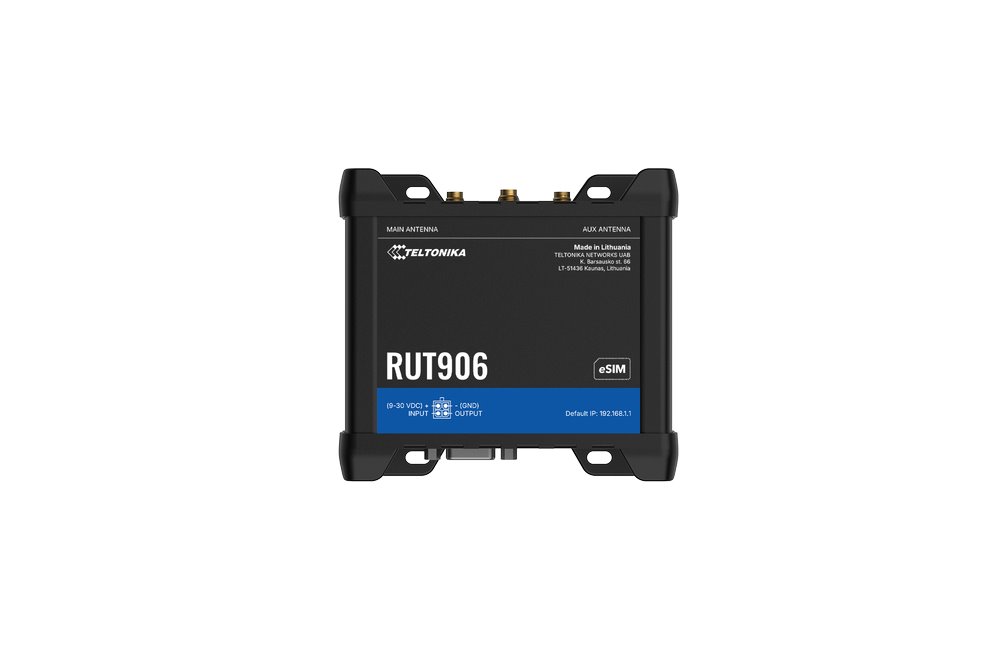 Teltonika RUT906 Průmyslový 4G LTE Wi-Fi Router, RS232 a RS485, GPS