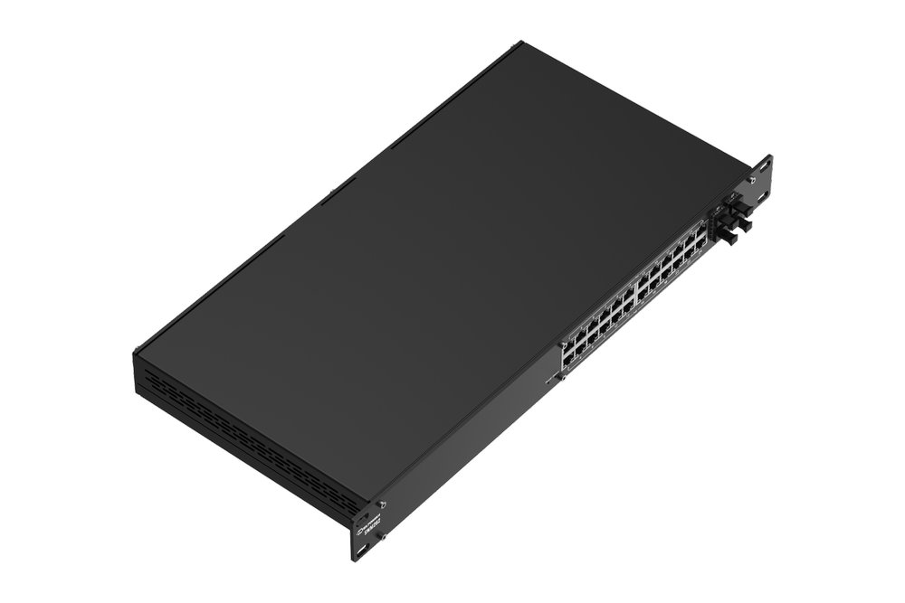 Teltonika SWM282 Průmyslový PoE Switch s managementem 24G 4SFP 300W