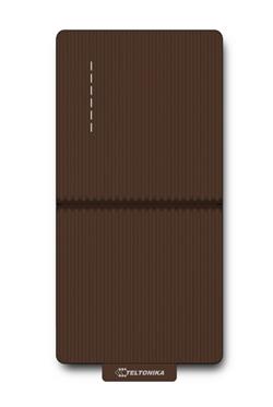 Teltonika TeltoCharge Krycí panel pro EVC2 se zásuvkou, hnědý