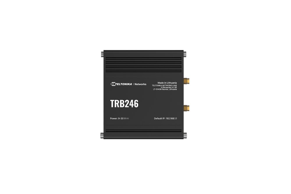 Teltonika TRB246 Průmyslový 4G LTE Gateway Router, GPS, I/O, RS232 a RS485
