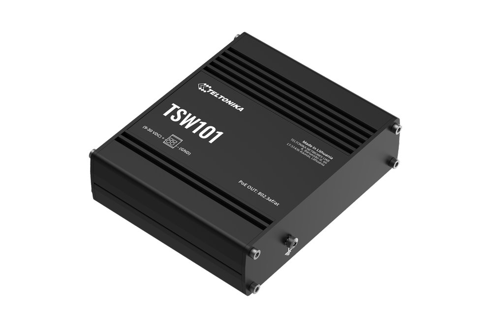 Teltonika TSW101 Průmyslový PoE Switch bez managementu 5G 60W