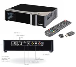 TOSHIBA StorE TV+, multimediální přehrávač, 1.5TB, WiFi, HDMI, 1080p, CZ menu, podpora MKV, CZ SRT...