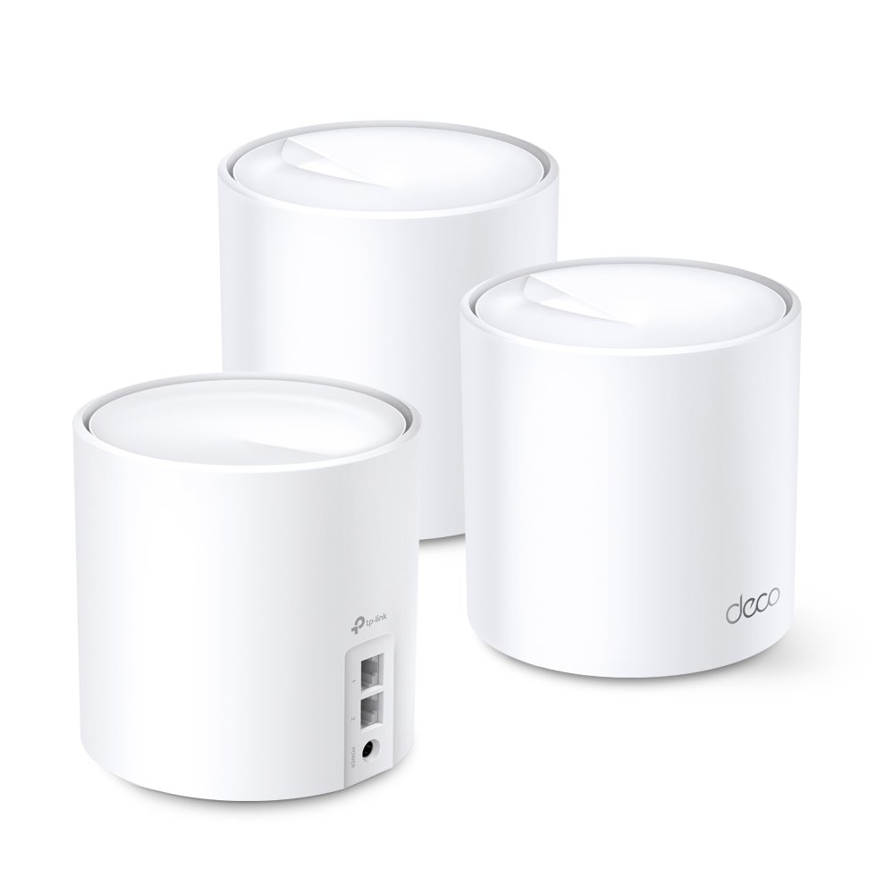 TP-link Deco X20 Dual-Band Wi-Fi 6 Mesh System AX1800, 2 int., 2x1G, 3ks