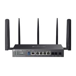 TP-link DR3650v-4G Omada 4G+ Cat6 AX3000 Gigabit DSL Wi-Fi Gateway 1G WAN/LAN, 4G LAN, 1x DSL, 2x FXS, 1x USB 3.0, 2x Na