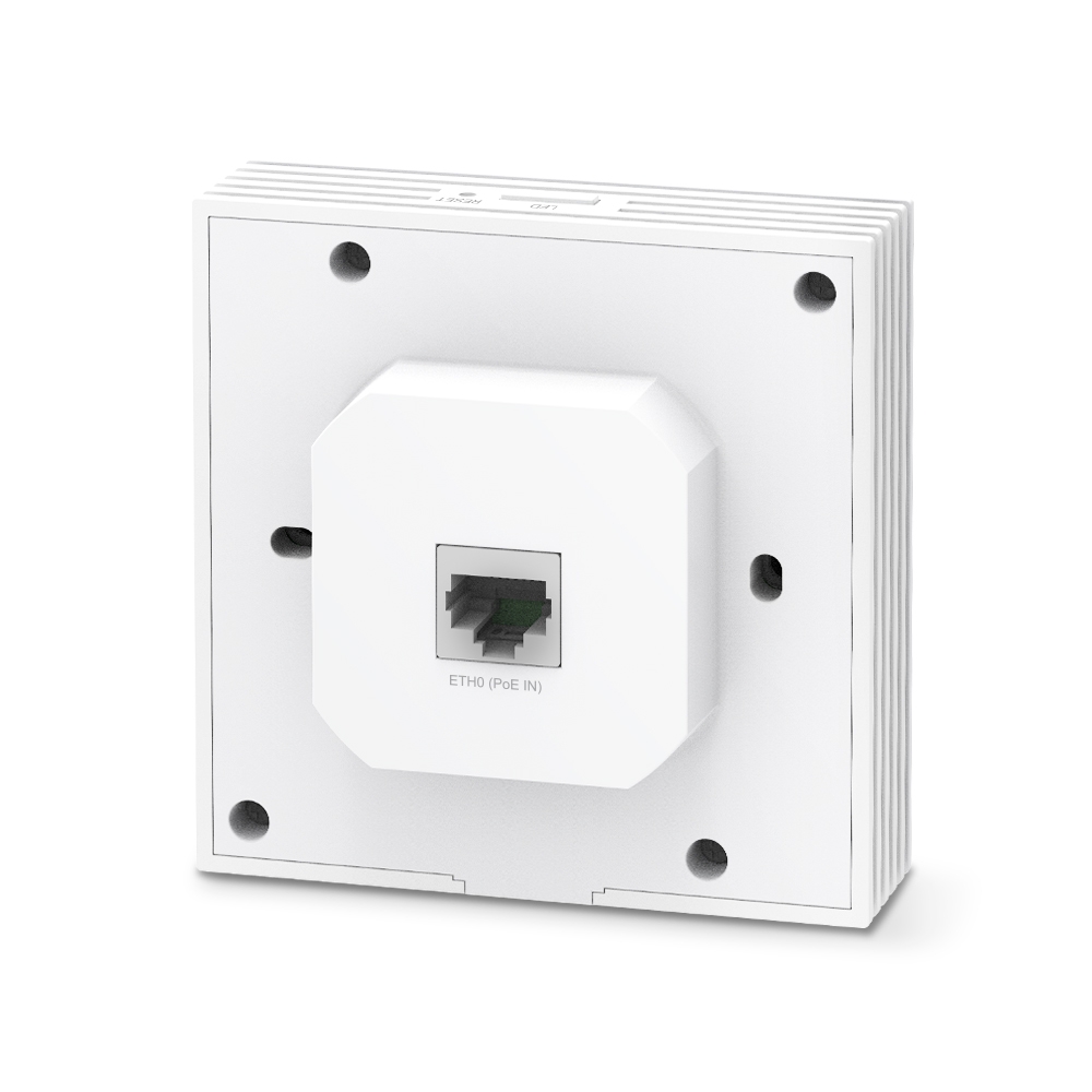 TP-link EAP650-Wall Dual-Band AP Wi-Fi 6 AX3000, 2x1G, int. antény, PoE, Omada SDN, nástěnný