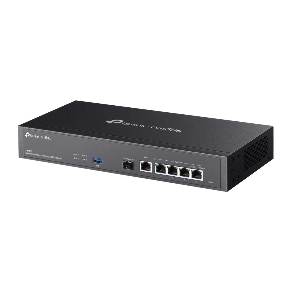 TP-link ER7406 Omada Gigabit VPN Router 1SFP WAN/LAN, 1G WAN, 4G WAN/LAN