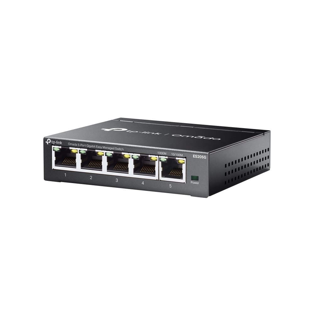 TP-link ES205G Switch 5G, Easy Managed, kovový, Desktop