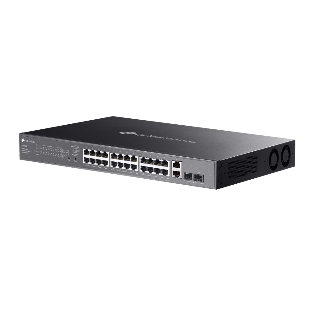 TP-link ES228GMP Switch 28G, 24x PoE+ (384W), 4SFP, Easy Managed, Rack