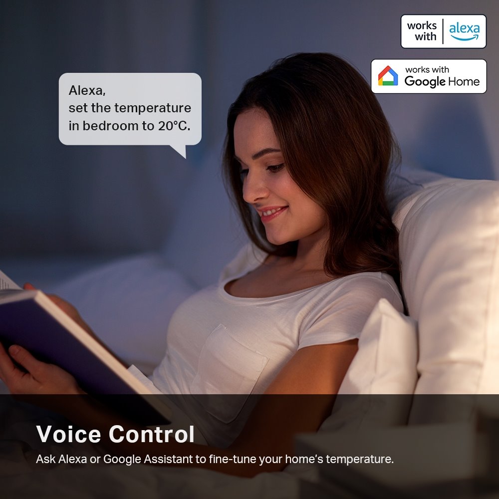 TP-link Kasa KE100 KIT Smart termostatická hlavice, Starter kit