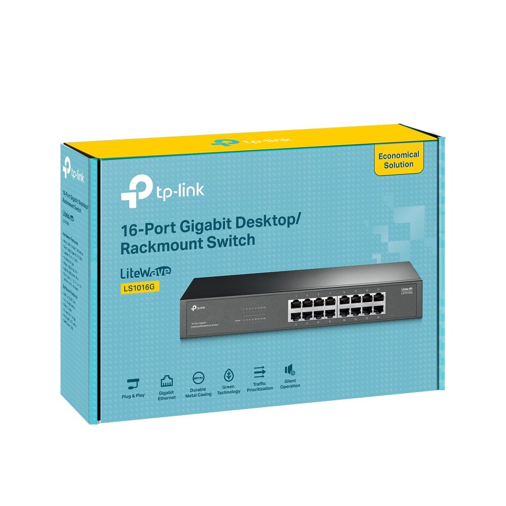 TP-link LS1016G Switch 16G, kovový, Desktop/Rack