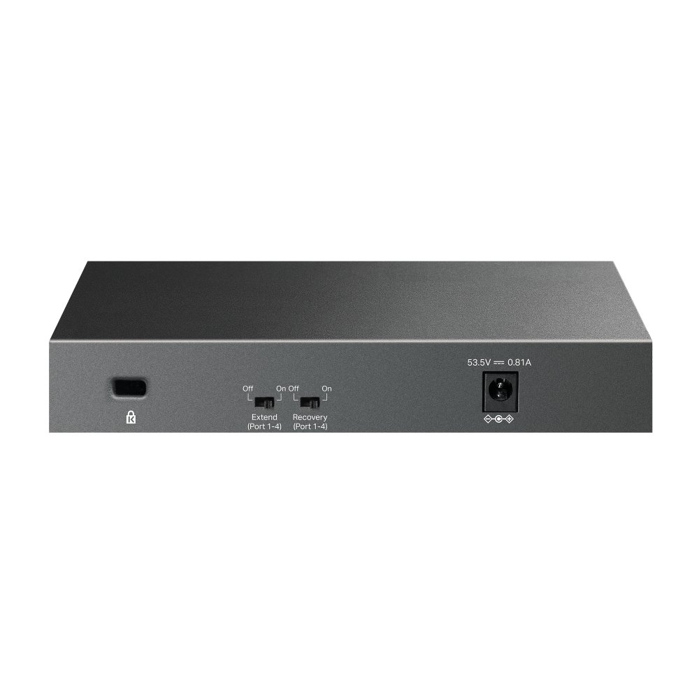 TP-link LS106LP Switch 6G, 4x PoE+ (40W), kovový, Desktop