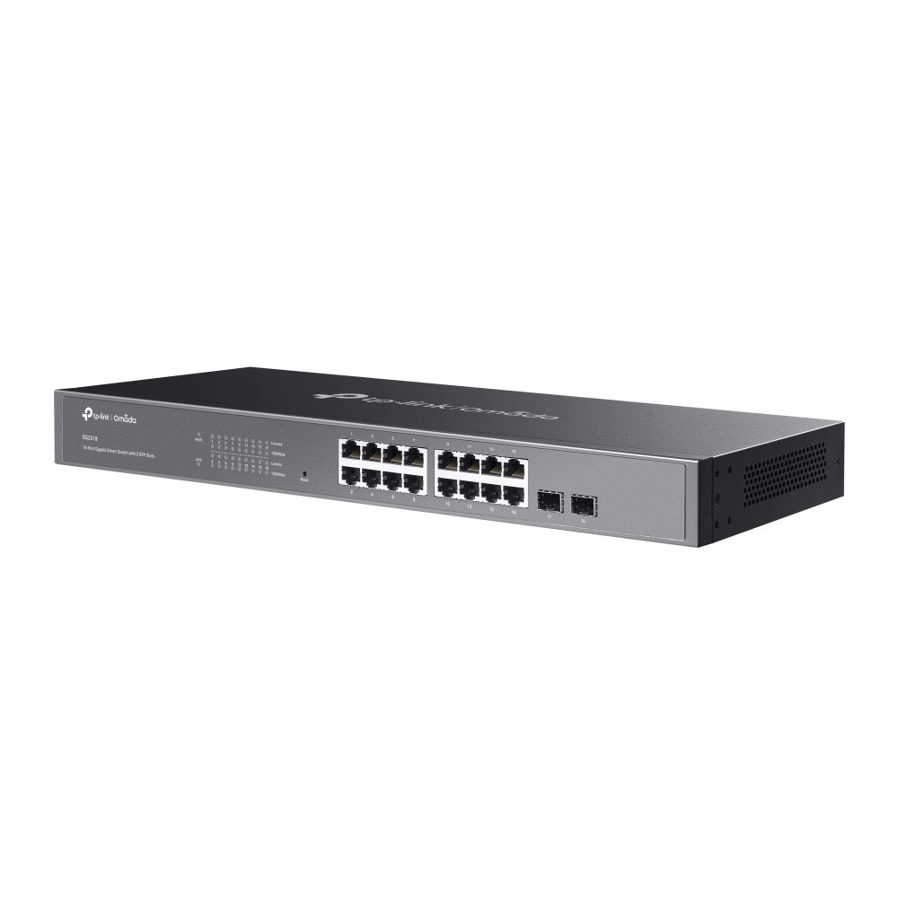 TP-link SG2218 Switch Omada 16G, 2SFP, L2 Managed, SDN Integration, Rack