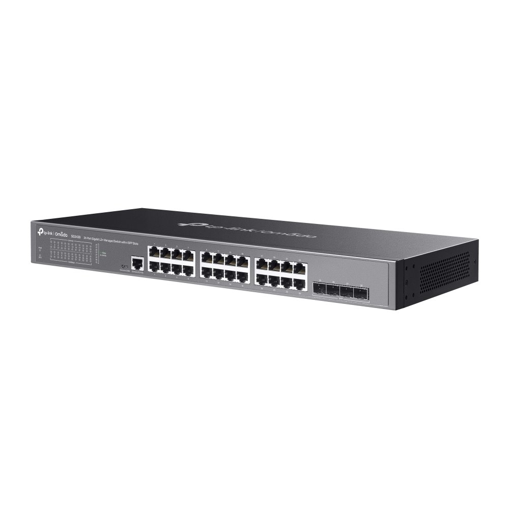 TP-link SG3428 Switch Omada 24G, 4SFP, L2+ Managed, SDN Integration, Rack