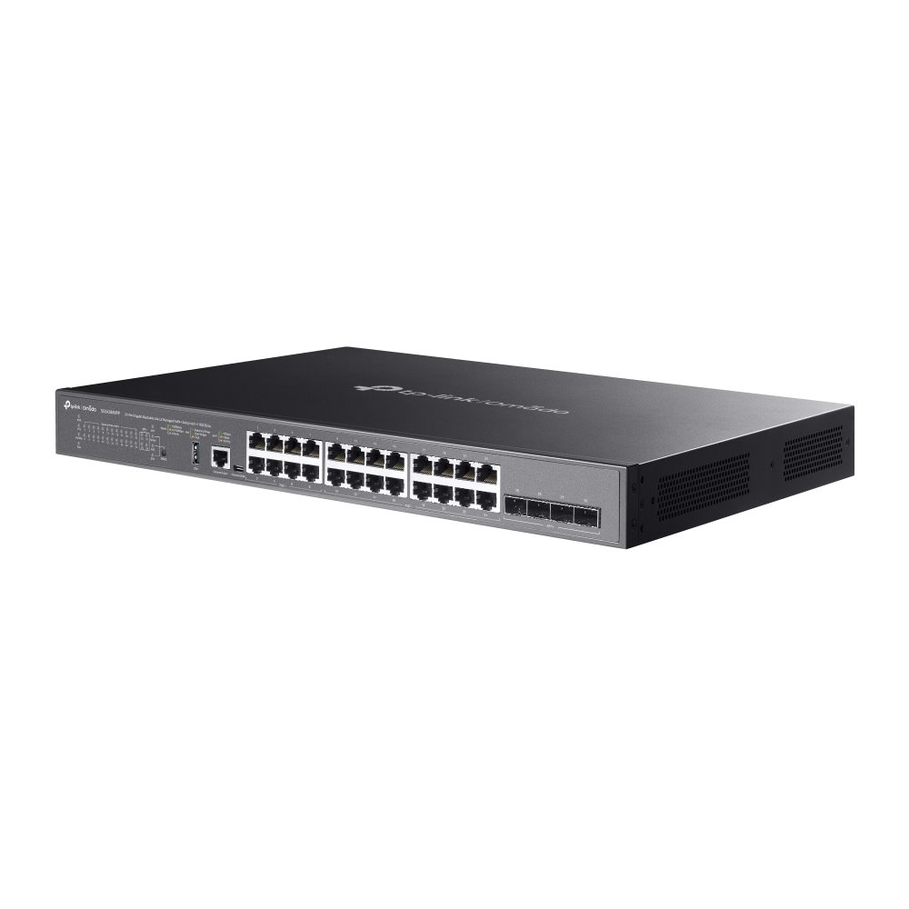 TP-link SG5428XMPP Switch Omada 24G PoE++, 4SFP+, 840W PoE, L2+ Managed, SDN, Rack