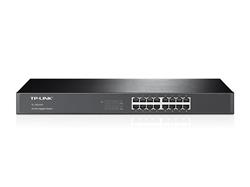 TP-LINK switch 16-Port GbE RJ45 Ports, 1U 19" Rack-mountable Steel Case