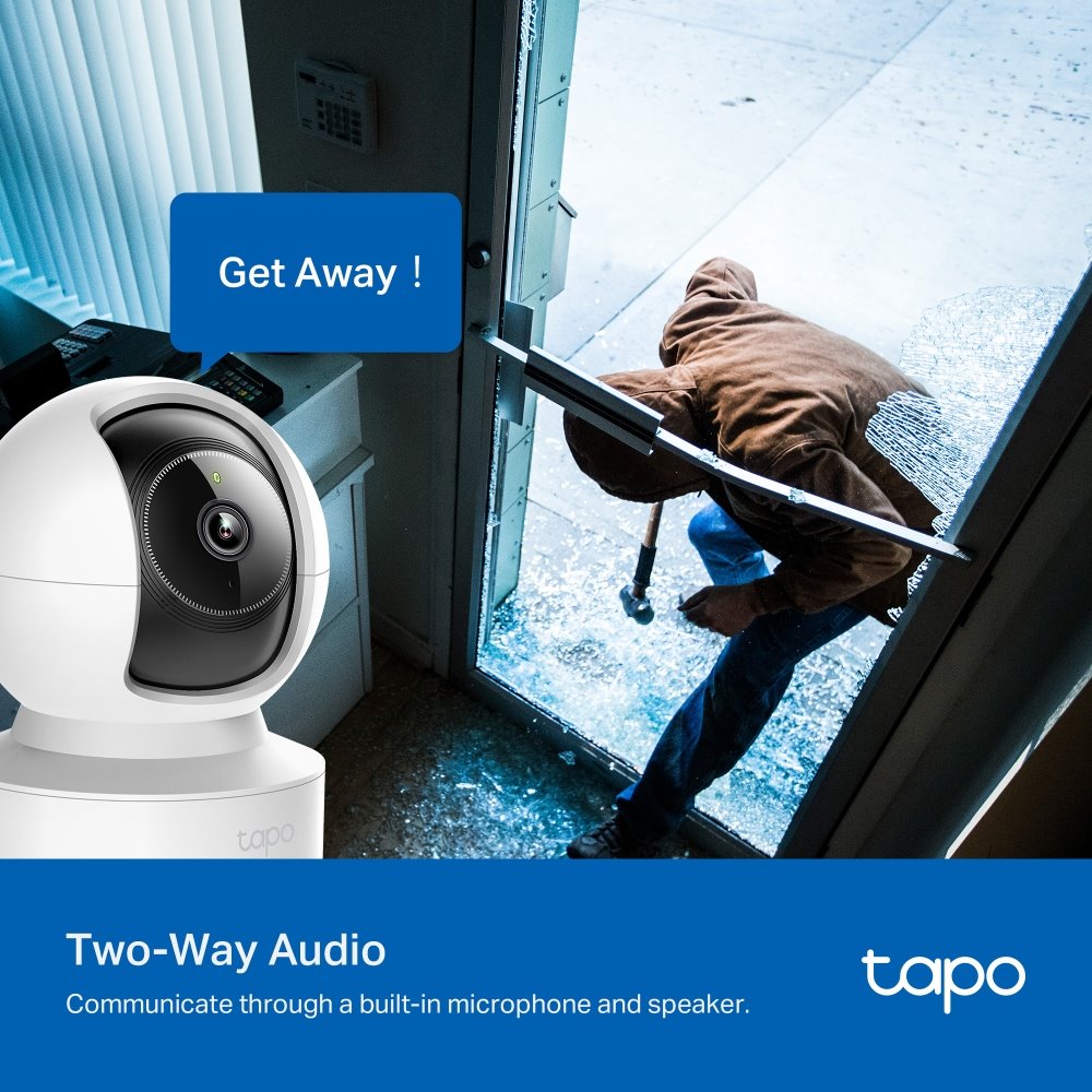 TP-link Tapo C222 Domácí bezpečnostní Wi-Fi kamera s naklápěním, 4Mpx