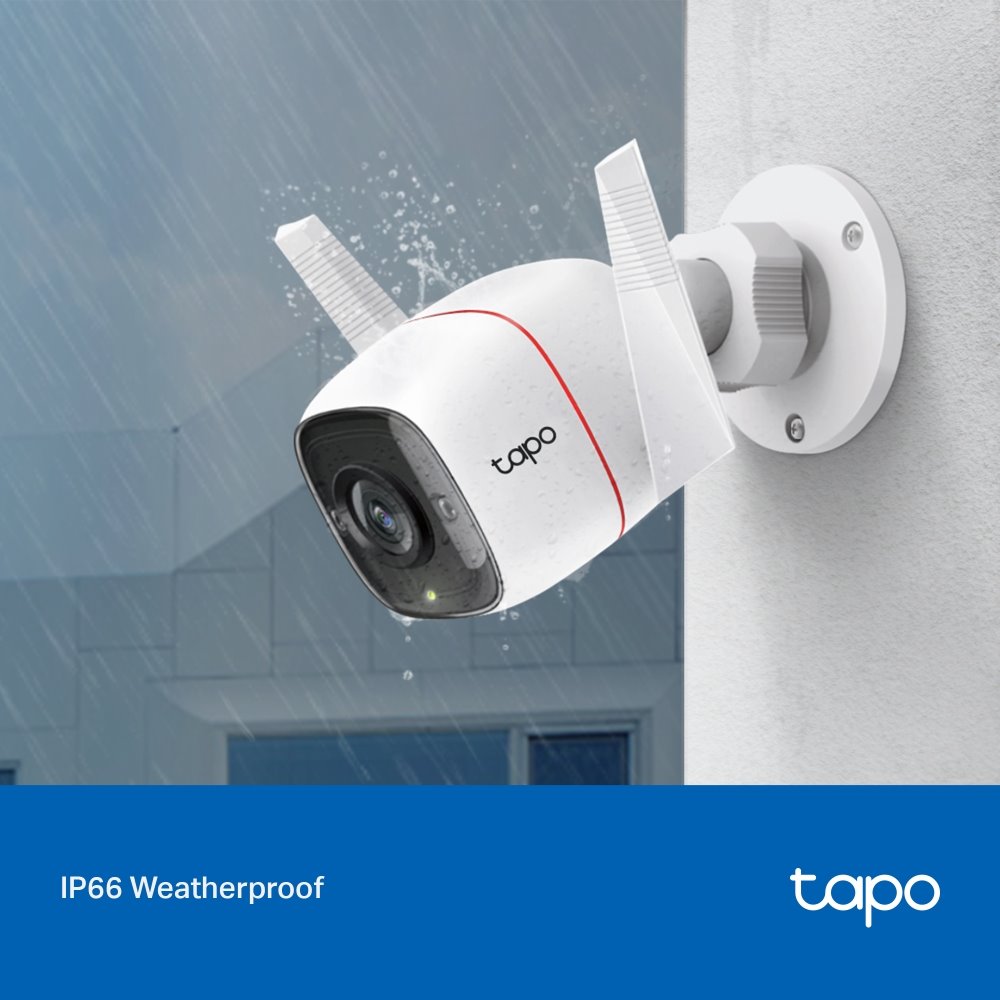 TP-link Tapo C310 Venkovní bezpečnostní kamera s Wi-Fi a LAN, 3Mpx