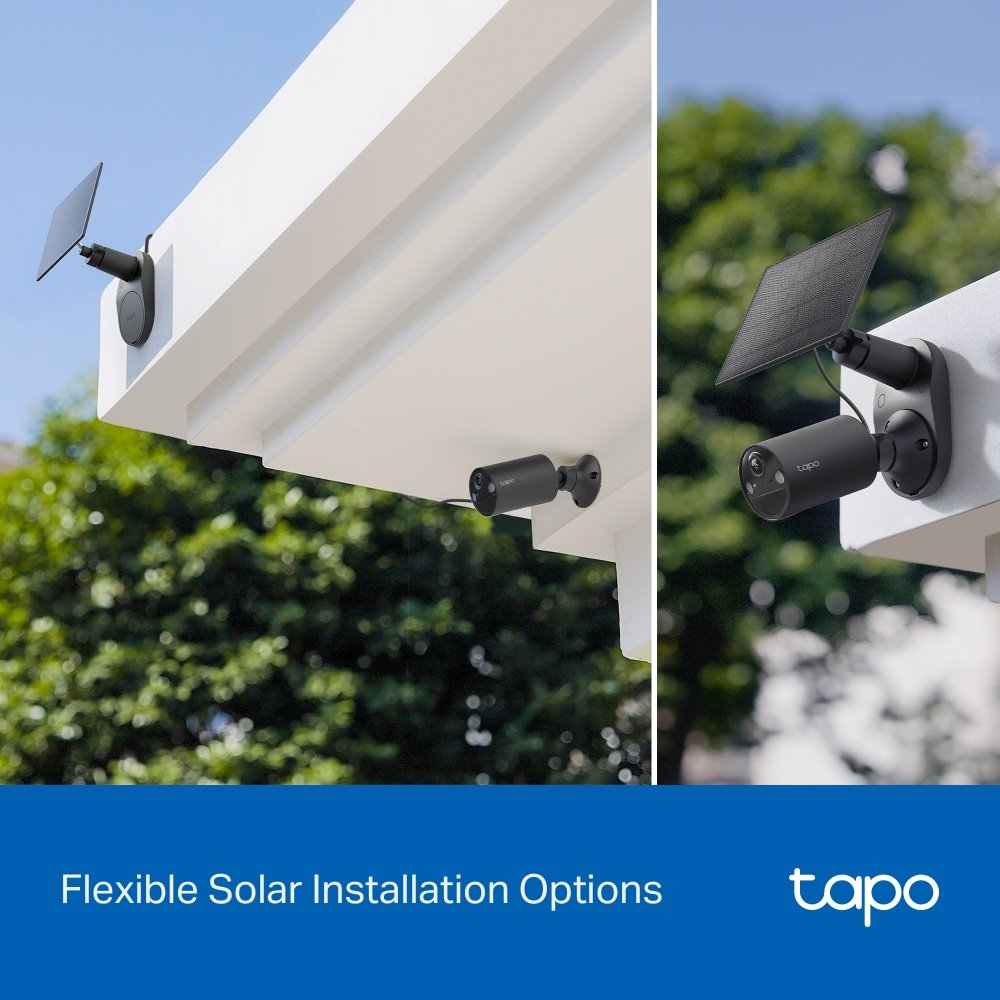 TP-link Tapo C411 KIT Chytrá bezdrátová bezpečnostní kamera + solární panel, 3Mpx
