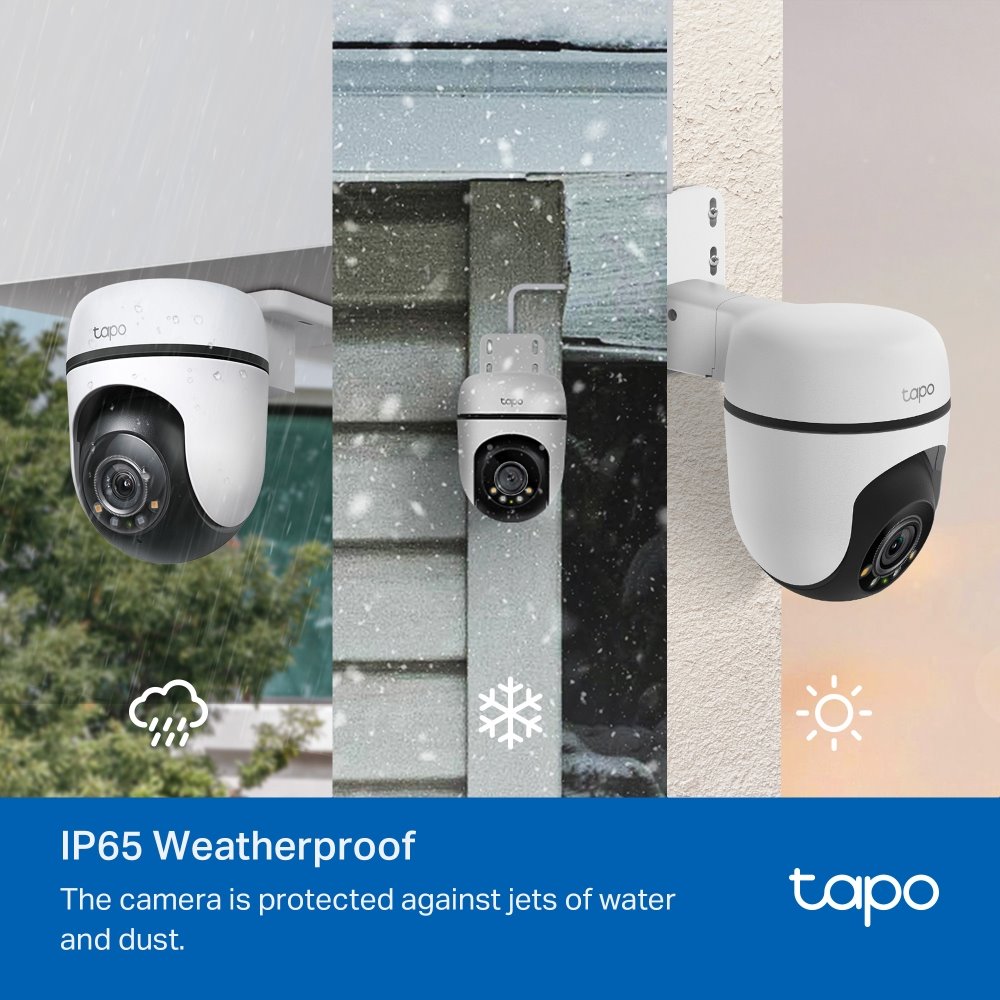 TP-link Tapo C510W Venkovní otočná IP kamera s Wi-Fi, 3Mpx, 3.9mm, 2 pack