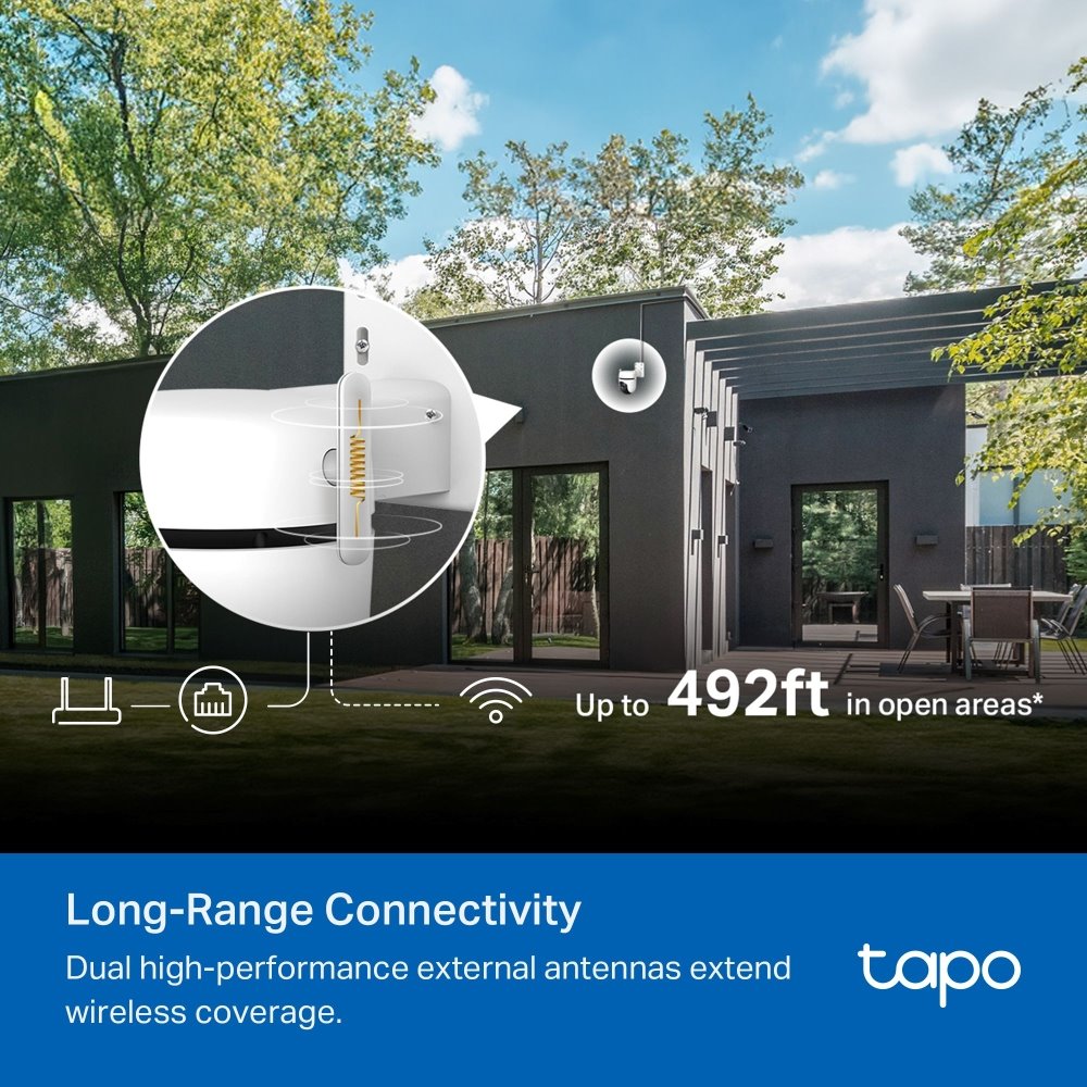 TP-link Tapo C530WS Venkovní otočná IP kamera s Wi-Fi, 5Mpx, 4mm