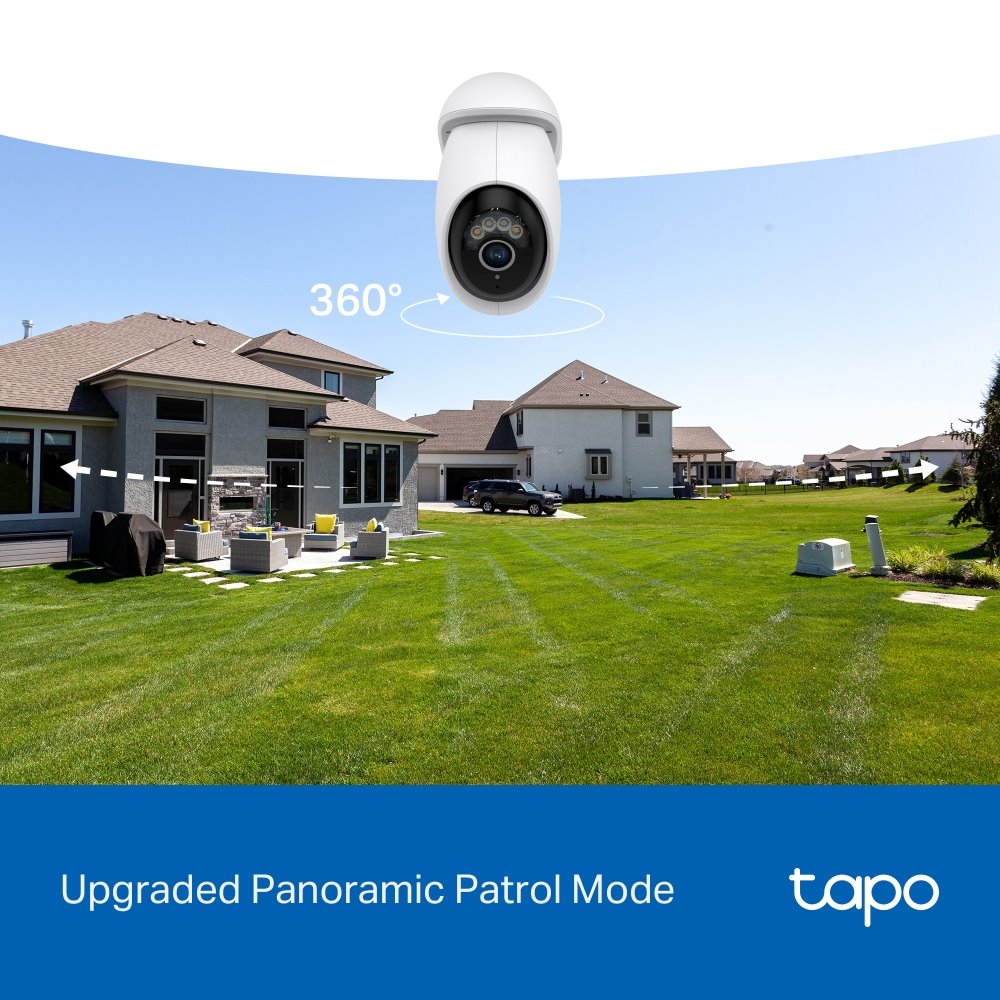 TP-link Tapo C560WS Venkovní otočná IP kamera s Wi-Fi, 8Mpx