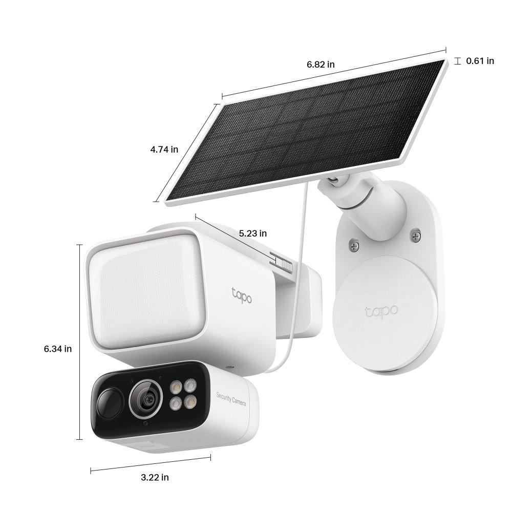 TP-link Tapo C615F KIT Chytrá bezdrátová bezpečnostní kamera + solární panel, 3Mpx