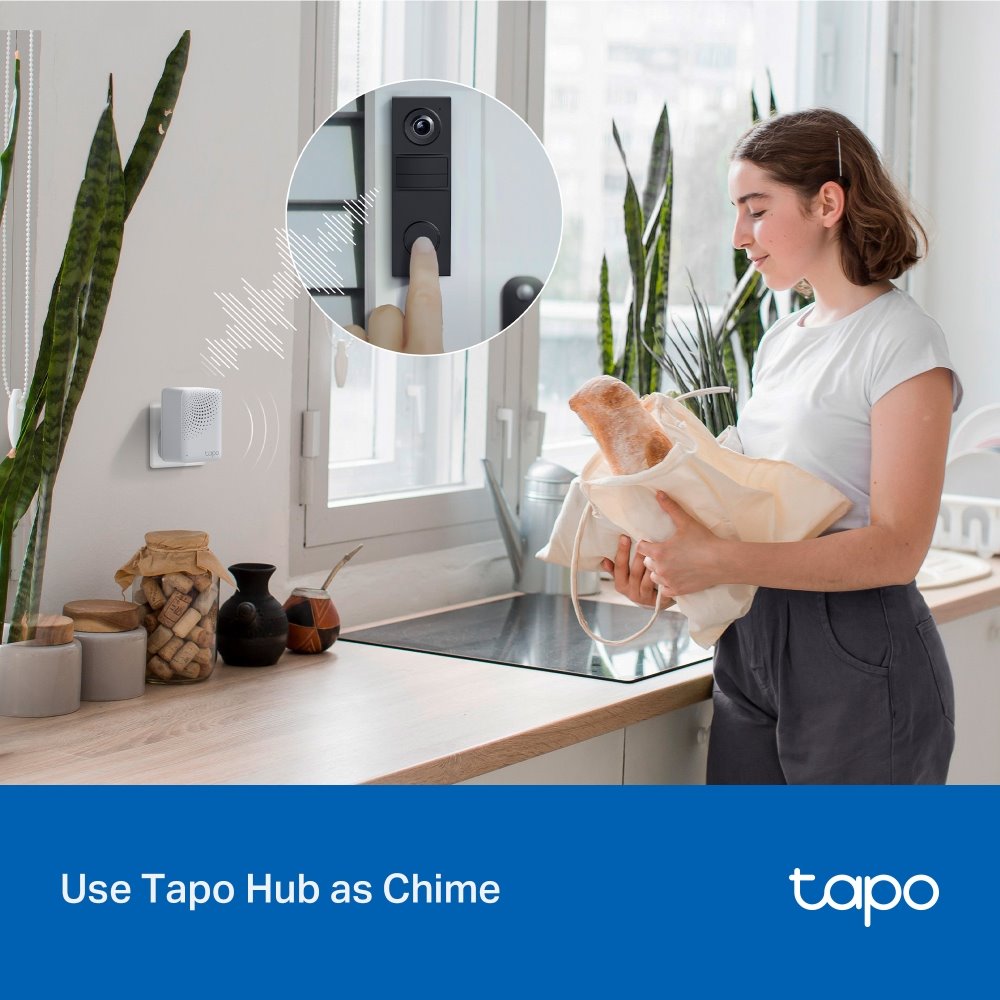 TP-link Tapo D205 Video zvonek mini, 2K, 3MP, 5200mAh