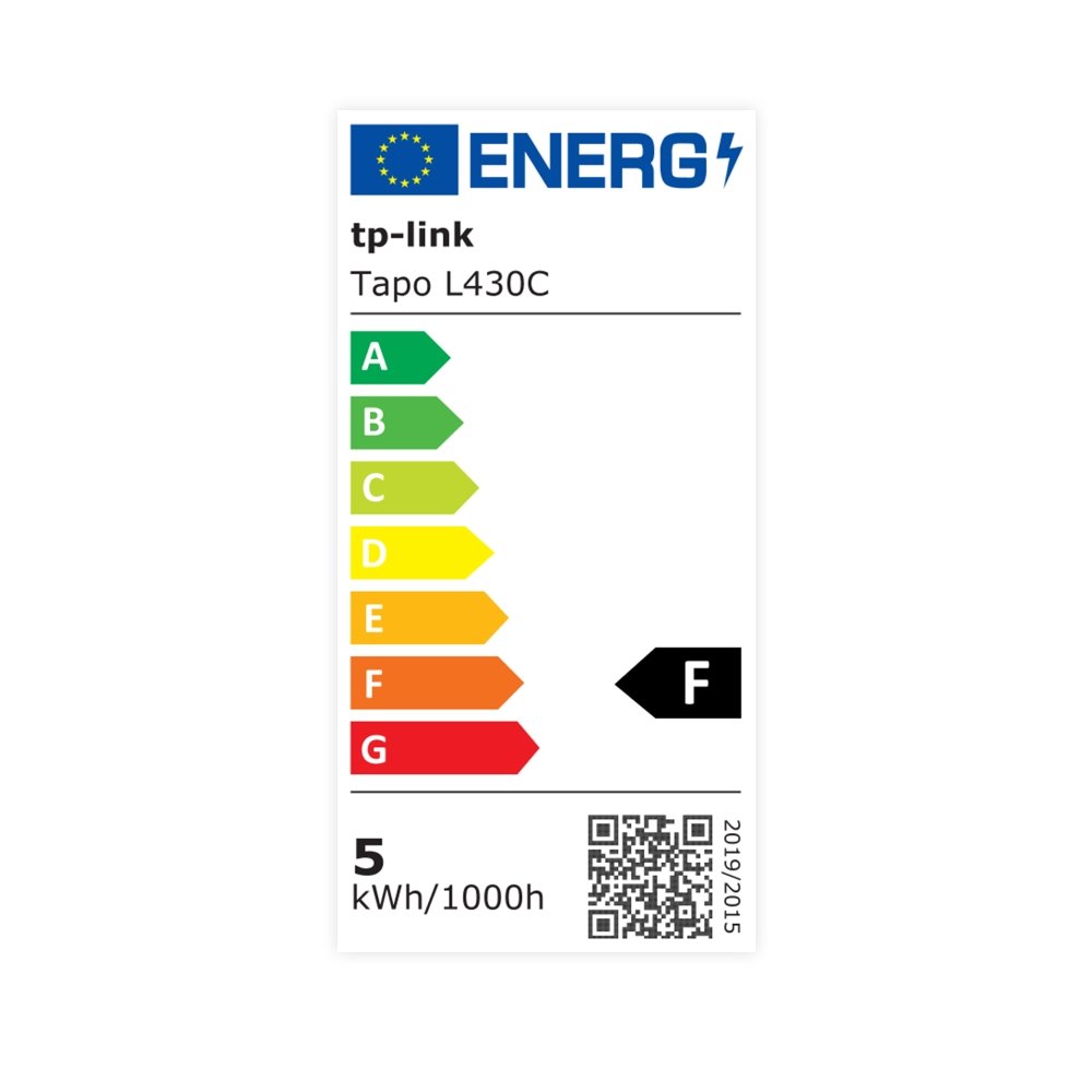 TP-link Tapo L430C Chytrá Wi-Fi LED žárovka, barevná, 2500-6500K, E14, 2-pack