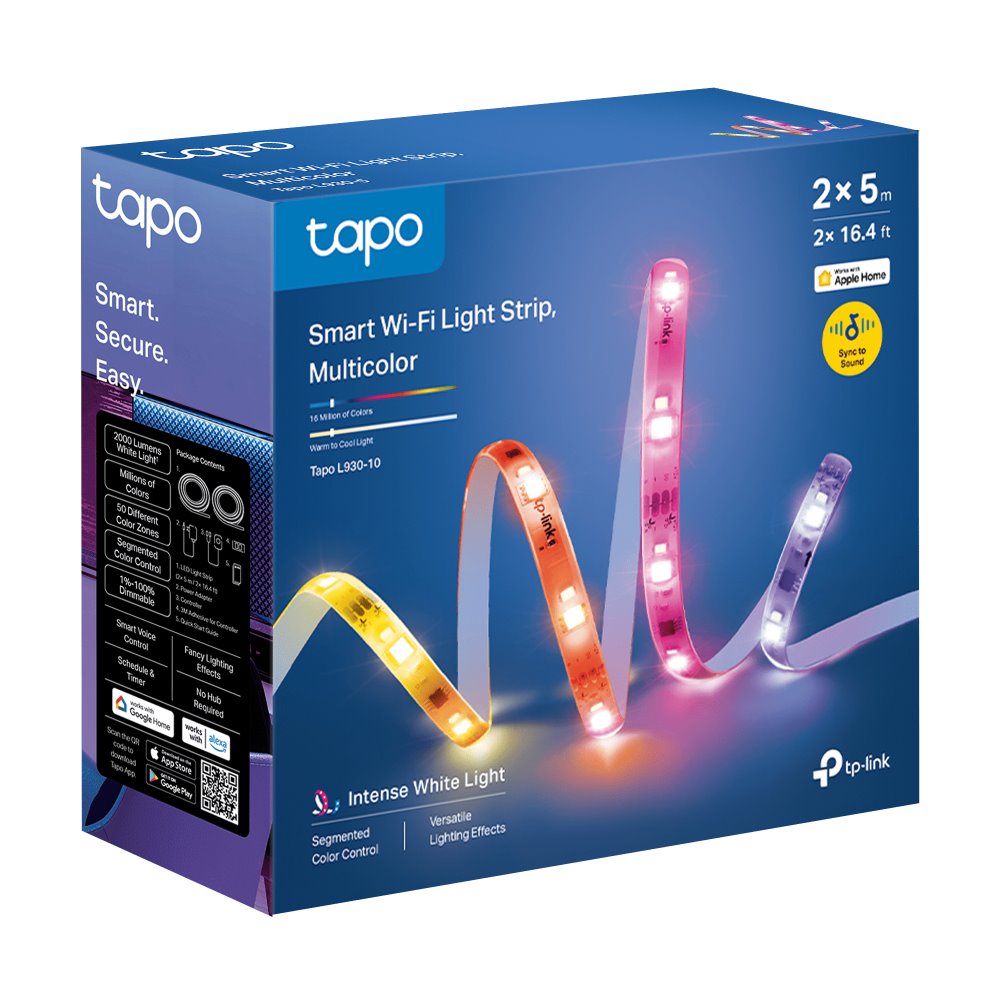 TP-Link Tapo L930-10, Barevný smart LED pásek, 2x 5m