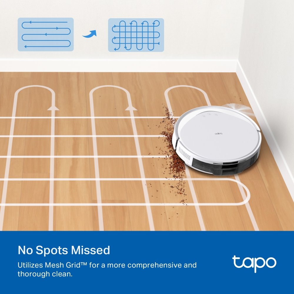 TP-link Tapo RV20 Max Plus White robotický vysavač a mop se samovyprazdňovací stanicí, 5300Pa, MagSlim LiDAR, bílá