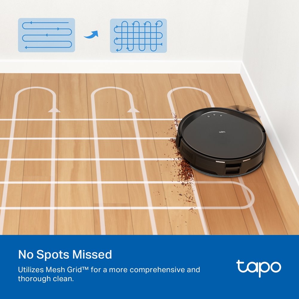 TP-link Tapo RV20 Max robotický vysavač a mop, 5300Pa, MagSlim LiDAR, ultra tenký profil 8,3 cm