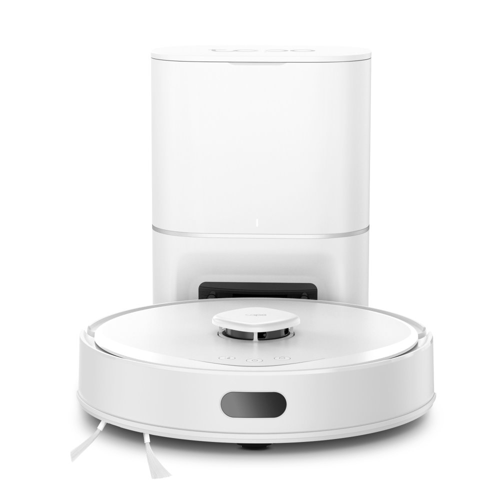 TP-link Tapo RV30 Max Plus White robotický vysavač a mop se samovyprazdňovací stanicí, 5300Pa, 3L vak, LiDAR + IMU, bílá