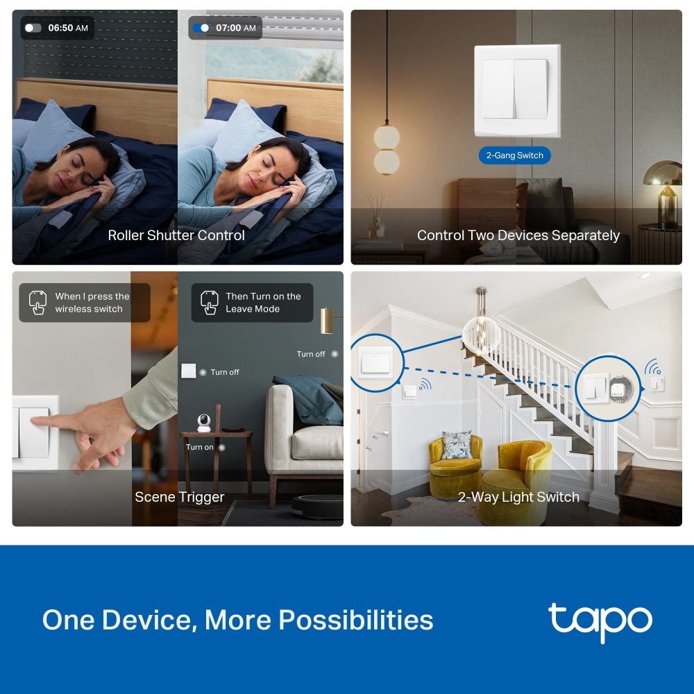 TP-link Tapo S112 Chytrý modul přepínače a ovládání rolet