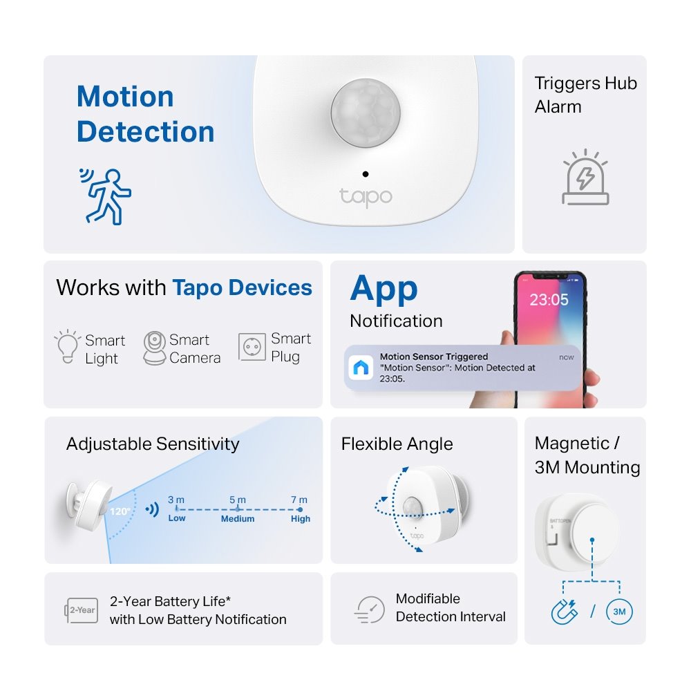 TP-link Tapo T100 Smart pohybový senzor