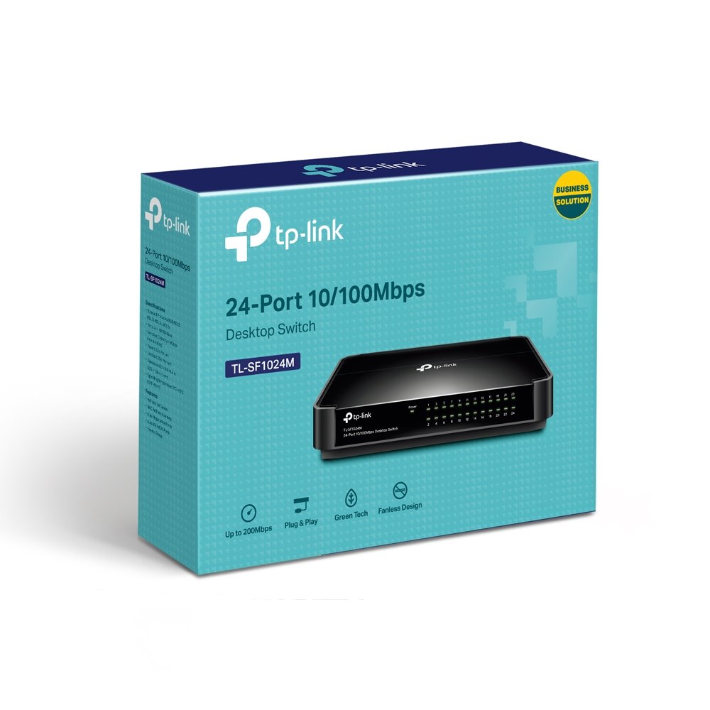 TP-link TL-SF1024M Switch 24x 10/100M, plastový, Desktop