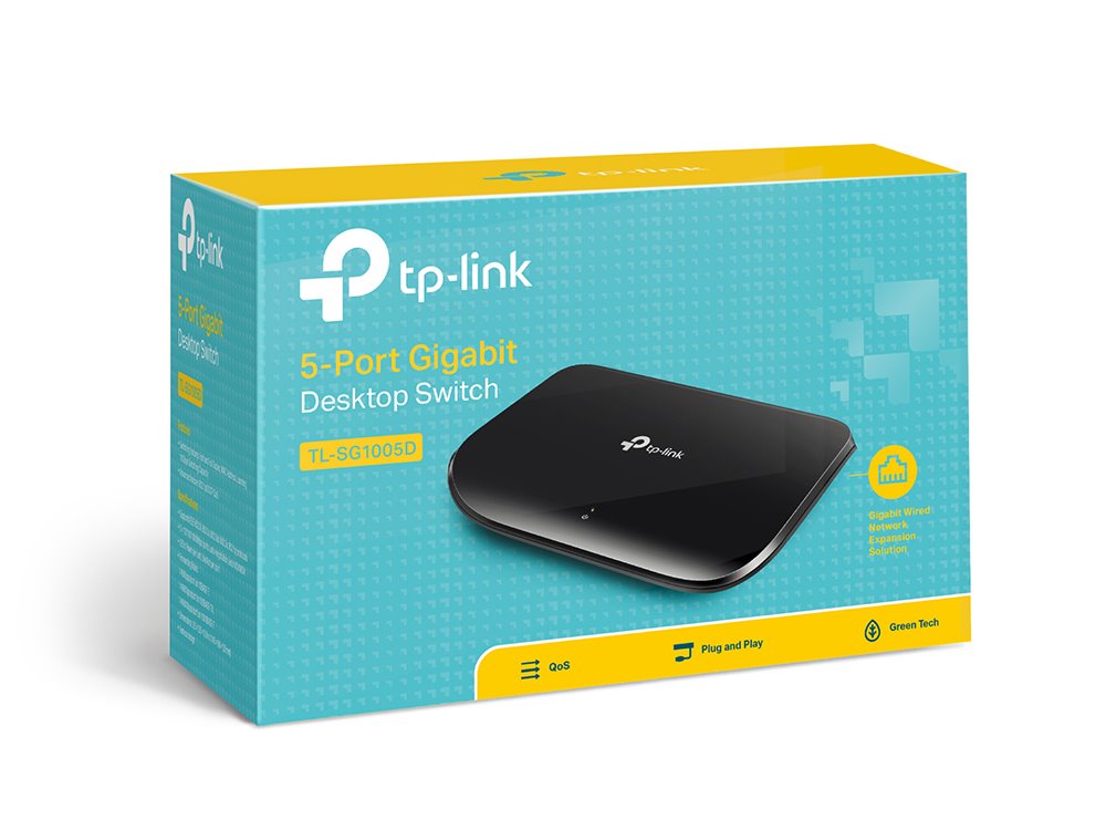 TP-link TL-SG1005D Switch 5G, plastový, Desktop