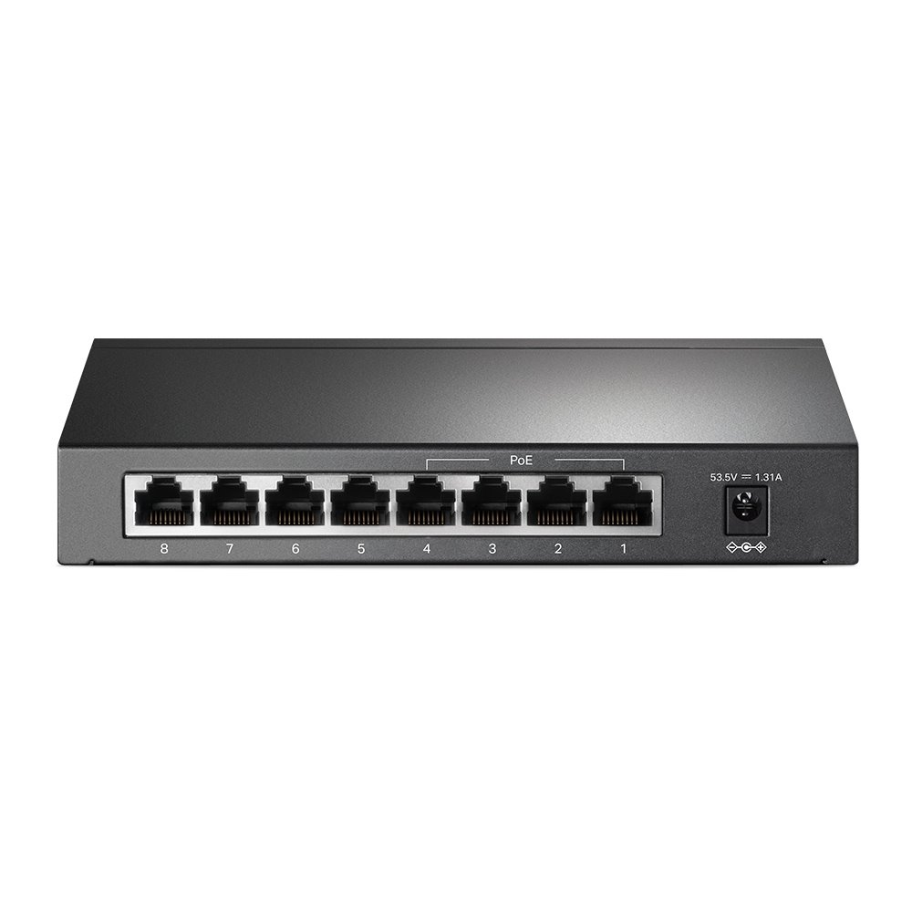 TP-link TL-SG1008P Switch 8G, 4x PoE+ (64W), Unmanaged, Desktop