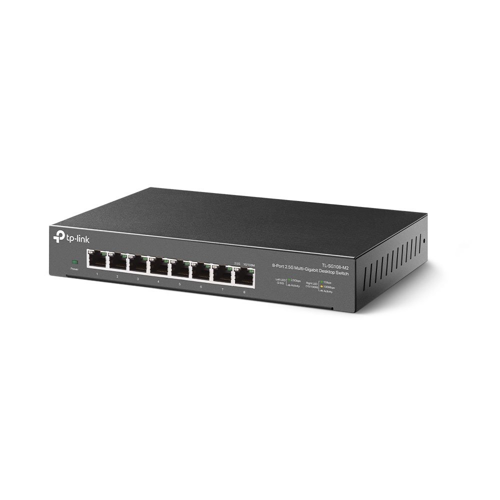 TP-link TL-SG108-M2 Switch 8x 2.5G, kovový, Desktop