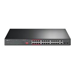 TP-link TL-SL1226P Switch 24x 10/100M, 2G, 1 Combo SFP, 24x PoE+ (250W), Rack