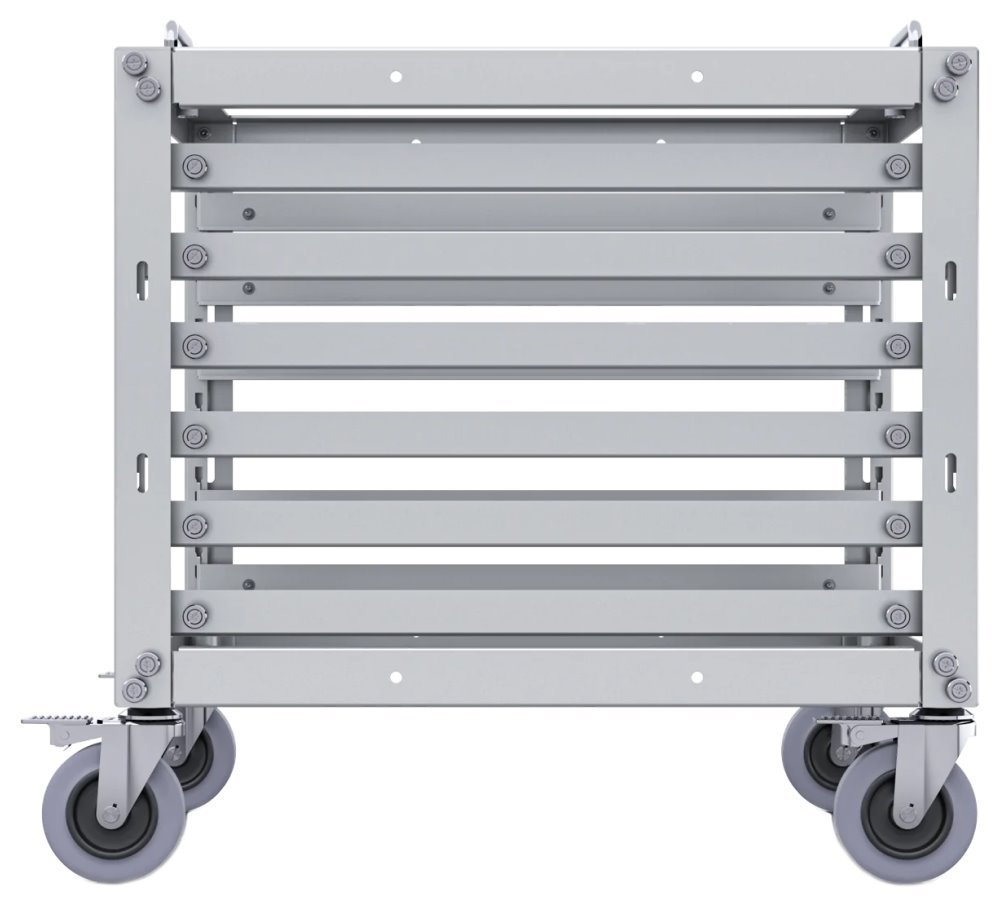 Ubiquiti 24-port rozvaděč, otevřený, rozebíratelný, 6U, montáž bez nářadí, nosnost 35kg, stříbrný