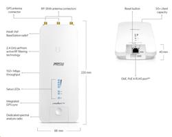 Ubiquiti airMAX Rocket Prism 2AC, Full-band 2.4 GHz Point-to-Point (PtP) and Point-to-MultiPoint (PtMP) basestation. Pro