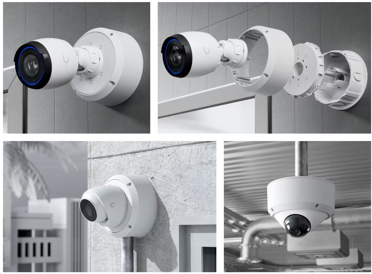 Ubiquiti Camera Junction Box - odolná krabice proti neoprávněné manipulaci pro kamery Unifi Bullet, Dome, Turret, bílá