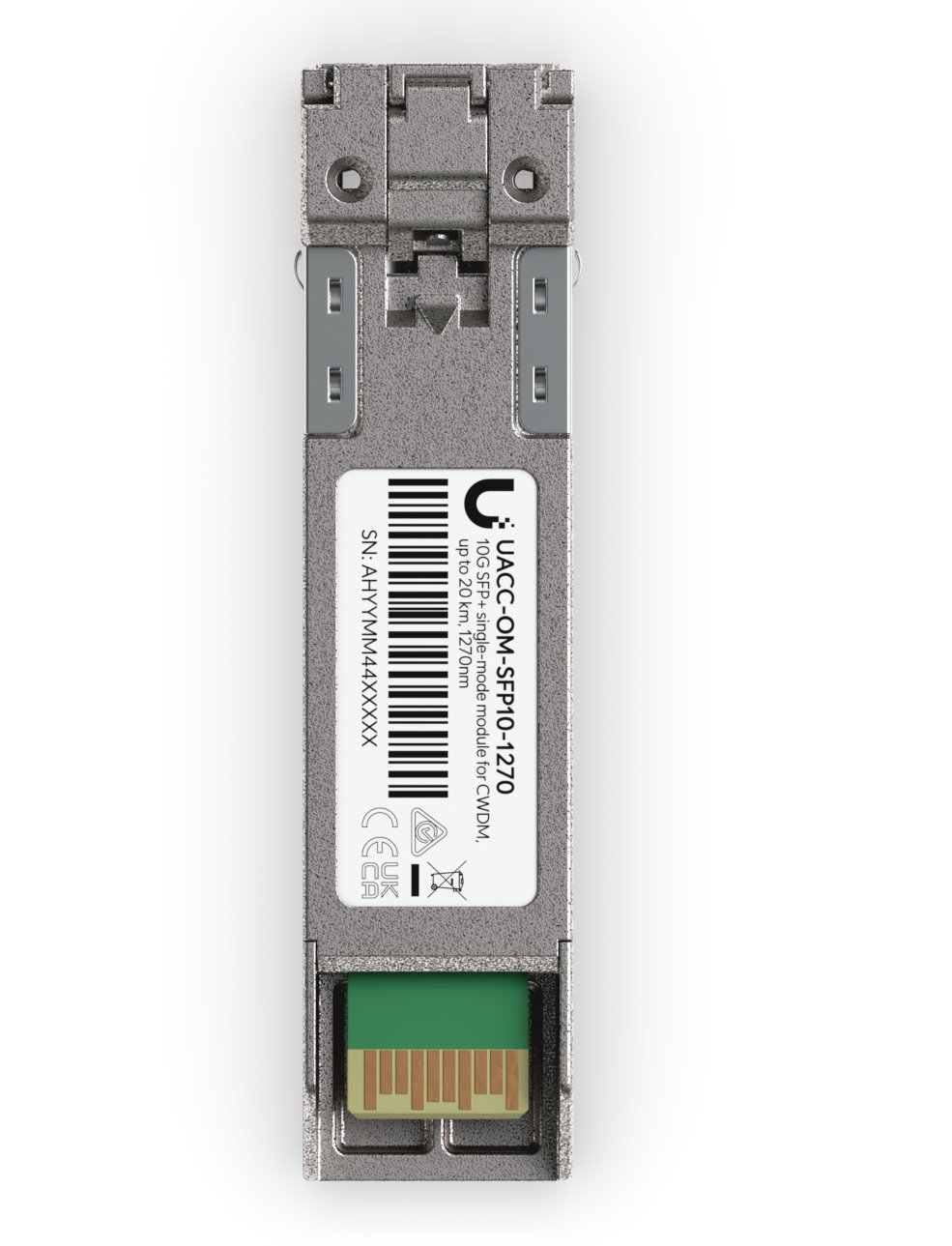 Ubiquiti CWDM SFP+, 10Gb/s, 20km, LC, TRx1270nm, 0-70degree with DDM, Single-Mode