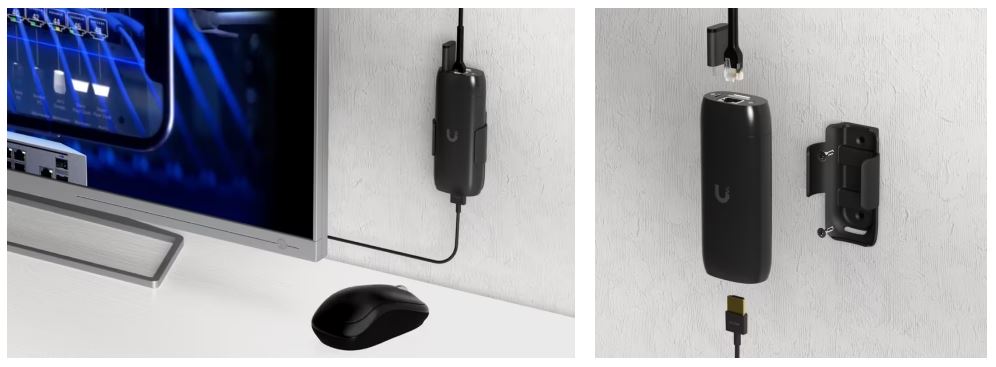 Ubiquiti Display Cast Pro (UC-Cast-Pro) - Digital signage přehrávač, výstup HDMI 4K, připojení WiFi/RJ-45, PoE/USB-C nap